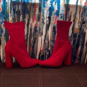 Red booties